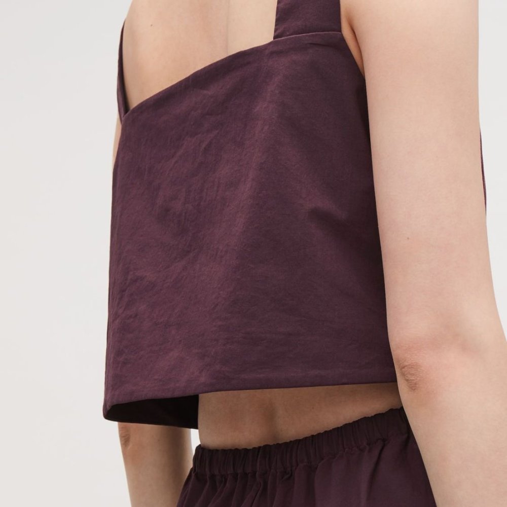 COS WIDE-LEG COTTON JUMPSUIT